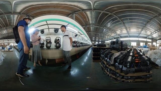 VR 360 Air compressor Workshop-Flamingo Tools-360 degree video VR 360° VIDEO