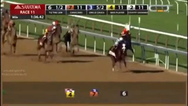 Tiz The Law Wins The Travers Stakes