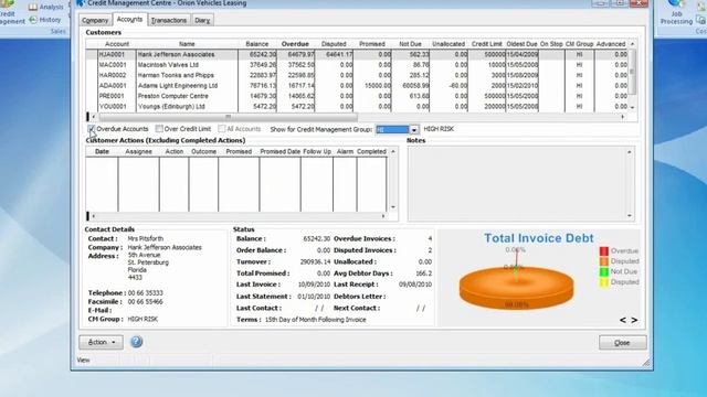 Opera 3 Credit Management