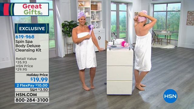 Spin Spa Body Deluxe Cleansing Kit