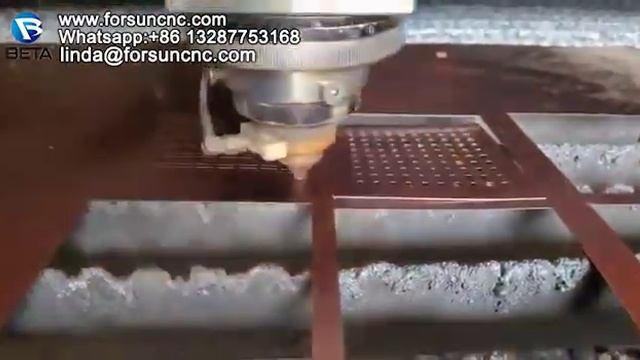 CNC Fiber Laser Cutting Machine Cutting Video