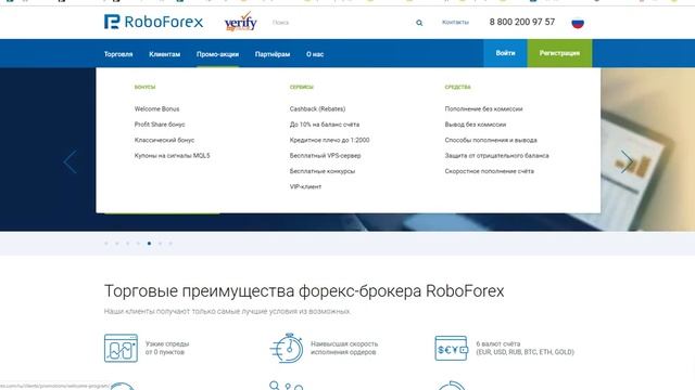 Обзор форекс-брокера RoboForex. Мгновенный вывод прибыли