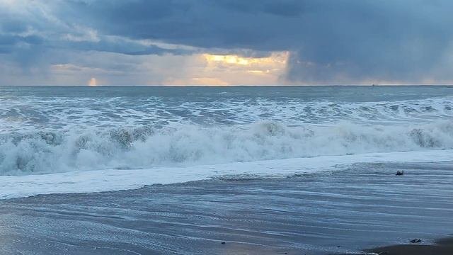 Зимнее Черное море. Лазаревское.