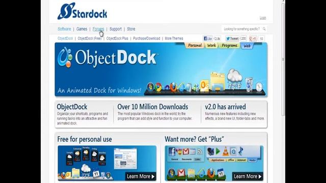 Rocketdock und objectdock download