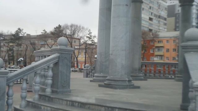 Благовещенск на Амуре 12 марта 2017 года, когда тучки закрывают небо и нет солнышка!