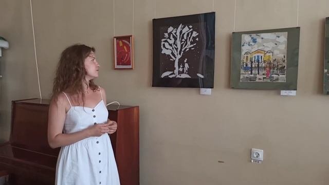 Открытие выставки Анны Аксеновой 