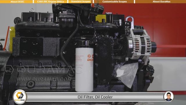 DCEC Cummins C260 20C Automotive Engine Introduction 2022 [Specifications and Scopes of Supply]