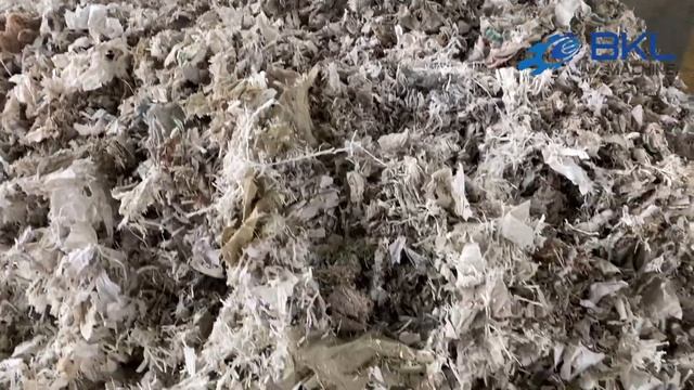 powerful shredder for grinding PP woven ton bags. Шредер для биг-бегов.
