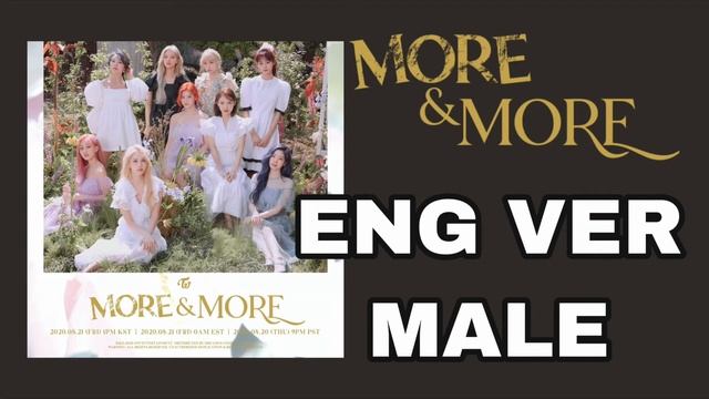 MALE VERSION TWICE More & More ENG Version