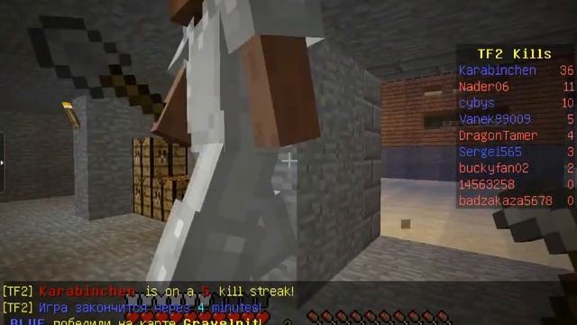 играем в minecraft на сервере с  max s