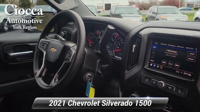 Certified 2021 Chevrolet Silverado 1500 Custom, Red Lion, PA R24028U