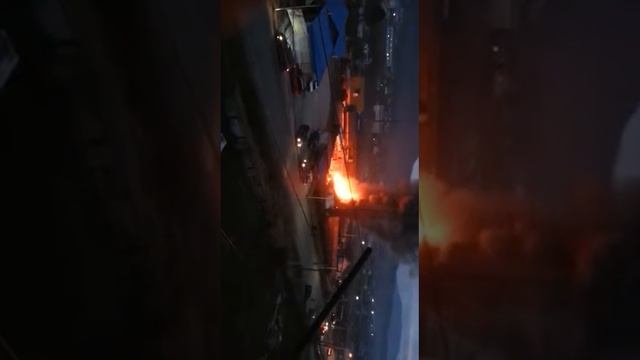 Горит новолитовск
