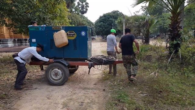 Generator moving