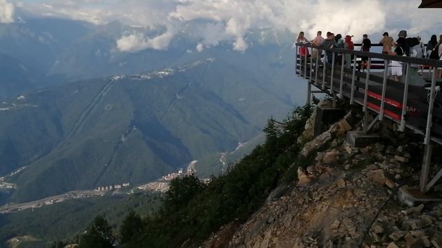 Смотровая площадка. Вершина КРАСНОЙ ПОЛЯНЫ