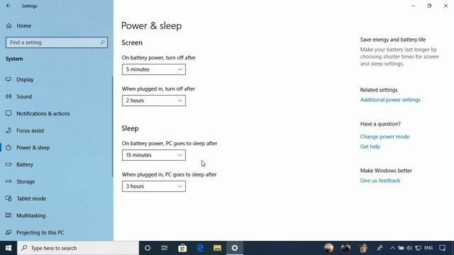 24: Windows 10 | Configuring Power & Sleep Settings | Beginners To Advance Course