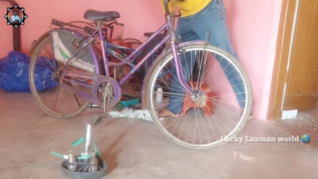 🚲BSA SLR 26×1.3/8Cycle 🚲 Restoration | SLR Allay  🚲 Rims & World fitting || Luckylaxmanworld #telug