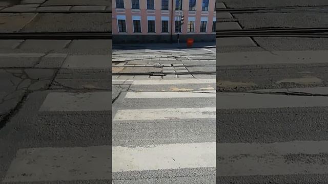 Москва. Московский транспорт. Трамвай Маршрут 43.