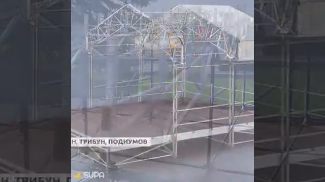 Применение строительных лесов