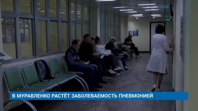 В МУРАВЛЕНКО РАСТЁТ ЗАБОЛЕВАЕМОСТЬ ПНЕВМОНИЕЙ