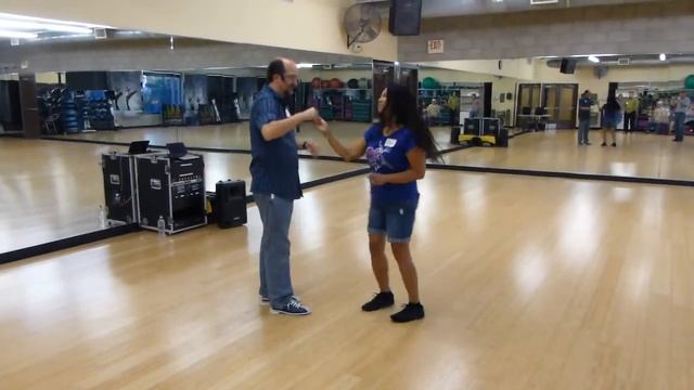 2013Salsa#7: inside turn to behind back free spin