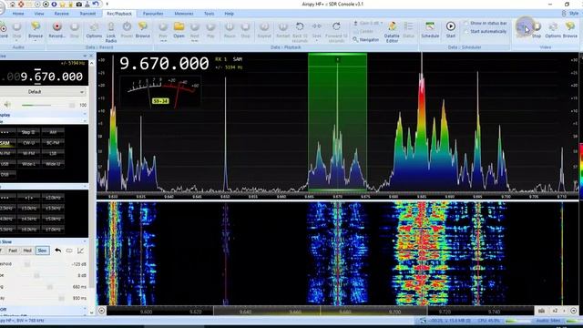 Radio North Sea International on 9670 kHz