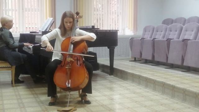 Петровская Полина. 15 лет. Д. Поппер. Гавот.