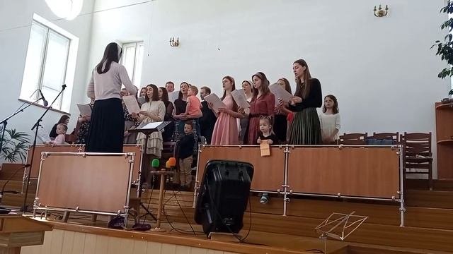 На Голгофу веди меня снова.Церковь Вифания г Кобрина. Молодежный хор.