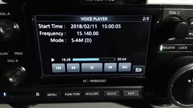 Radio Havana Cuba DXers Unlimited Feb 11 2018 on 15140Khz Shortwave Radio R8600