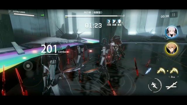 PUNISHING : GREY RAVEN 战双帕弥什 (IOS/ANDROID) Game Play Stage#2 395 hit combo