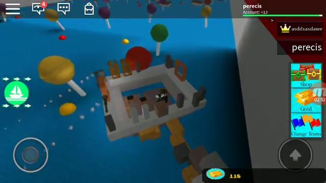 Играю с другом в build a boat for treasure . Часть 2