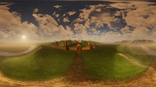 Twinmotion 360 Ставрополь-на-Волге (Тольятти). Вход в крепость от воды. Автор: Абрамова Кристина