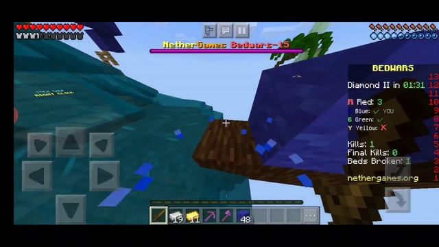 My Second Victory In Bedwar with my Team | Funny Moments | Hindi | Nethergames | Gaming Tube