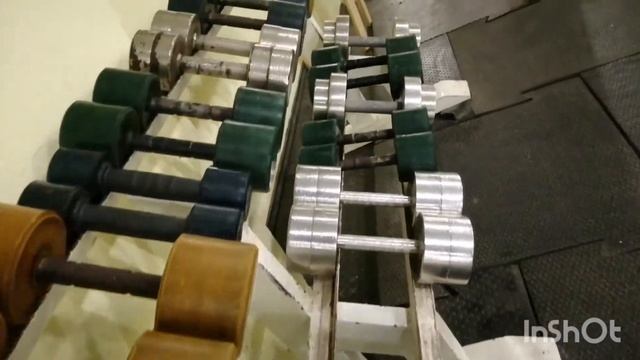 Гантельный ряд зал "Гризли" г. КРАСНОДАР