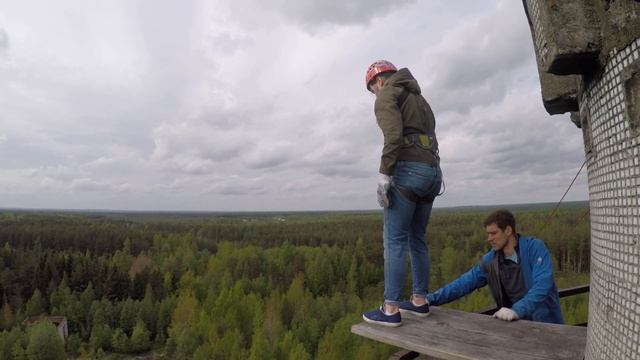 Прыжки с Гвоздя с командой RAPT - Настя 3