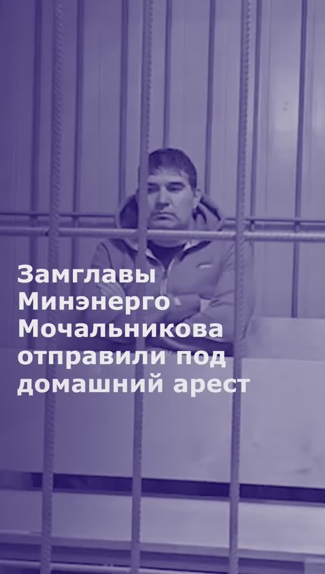 Замглавы Минэнерго Мочальникова отправили под домашний арест