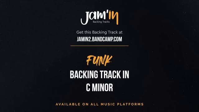 Funk Guitar Backing Track in C Minor