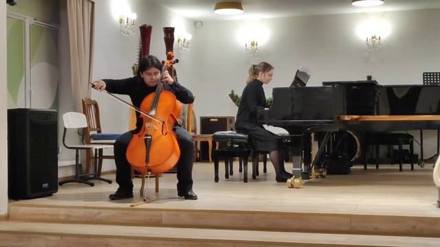 К Сен Санс  Кантабиле. Виолончель