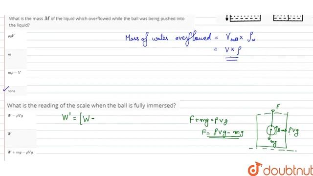 A cylindrical container of length `L` is full to the brim with a liquid which has mass density `rho