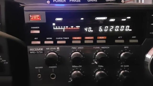 Radio Delta Int. NL 6020 kHz 29.10.2022 Impressions of the program on shortwave
