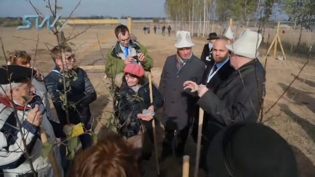 Озеленение ЭкоТехноПарка в Марьиной горке. Беларусь