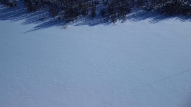 разлив Зима
