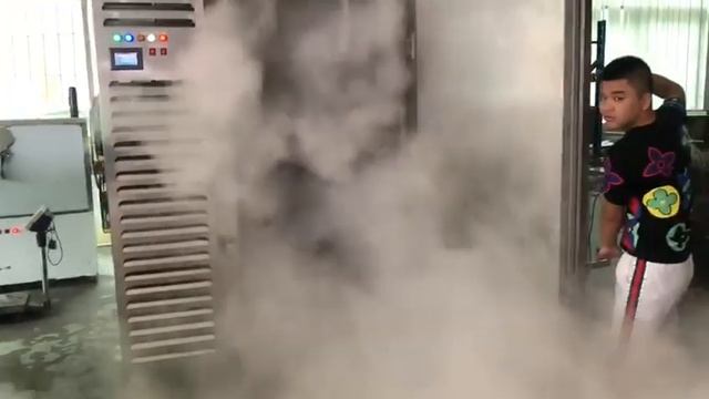 Commercial Food Shop Air Cooling Compressor System Big Chiller Blast Freezer -80 degree