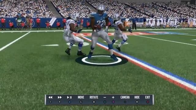Christine Michael spinning fools rush TD Lions Colts 35-30 Week 1 2016
