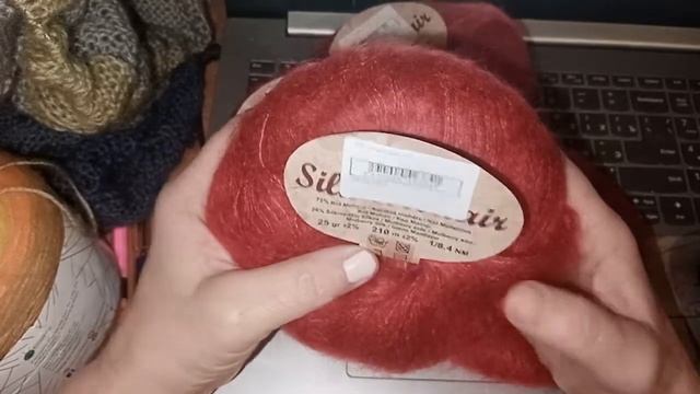 получила подарок\\вяжу шаль\\готовые работы\\papatya