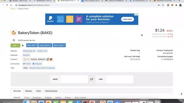 METAMASK TUTORIAL:  Add Binance & ERC-20 Tokens