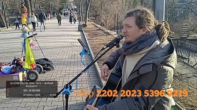 Ростов-на-Дону, Уличный музыкант Busker Rostov-on-Don . 3 марта
