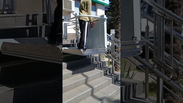 Монтаж подъёмника INVA 350(БК 350) в г. Адлер