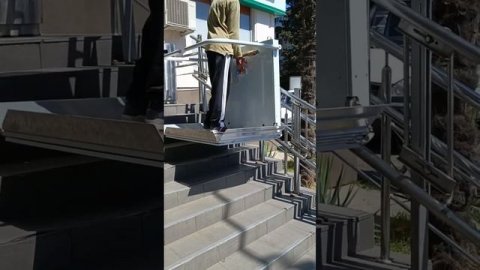 Монтаж подъёмника INVA 350(БК 350) в г. Адлер