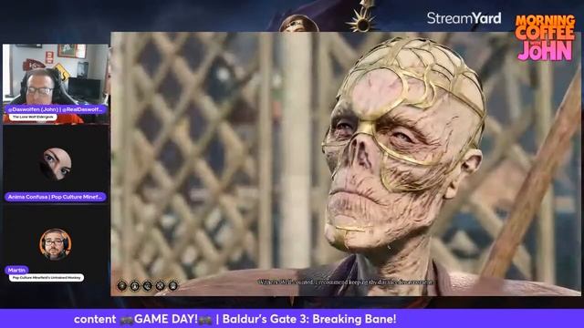 Simulcast of Pop Culture Minefield's Game Day - Baldur's Gate 3