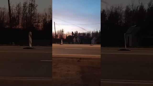 малиновый закат